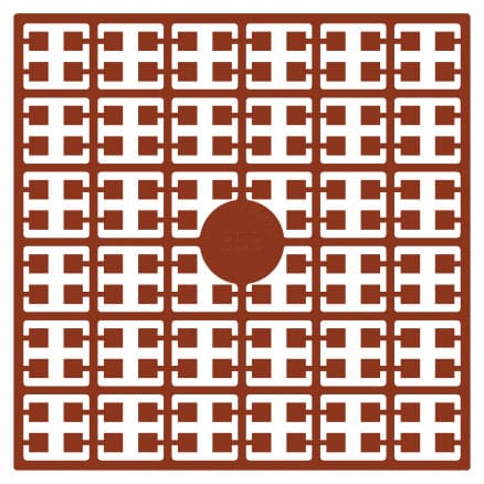 Pixelhobby Midi Pärlor 353 Koppar Röd 2x2mm - 140 pixels
