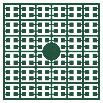Pixelhobby Midi Pärlor 347 Ljus Smaragdgrön 2x2mm - 140 pixels
