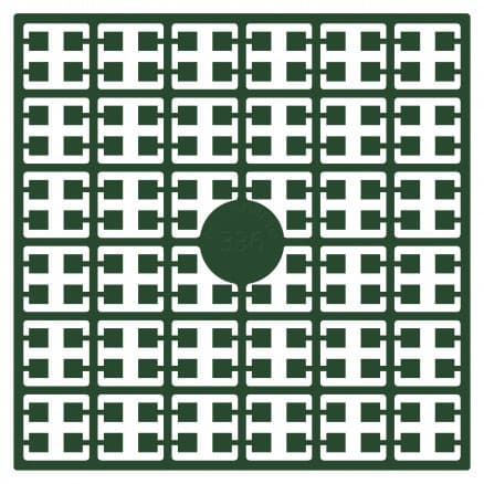 Pixelhobby Midi Pärlor 336 Extra mörk Jaktgrön 2x2mm - 140 pixels