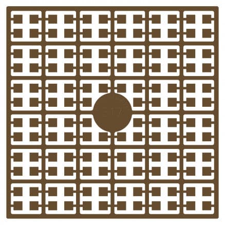 Pixelhobby Midi Pärlor 317 Oliv Brun 2x2mm - 140 pixels