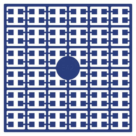 Pixelhobby Midi Pärlor 312 Kobolt Blå 2x2mm - 140 pixels