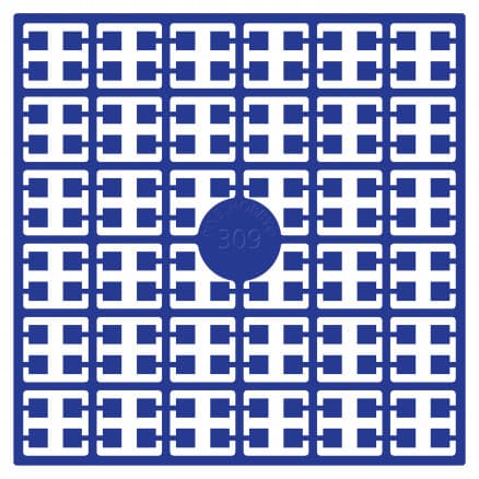 Pixelhobby Midi Pärlor 309 Extra Mörk Kungs Blå 2x2mm - 140 pixels