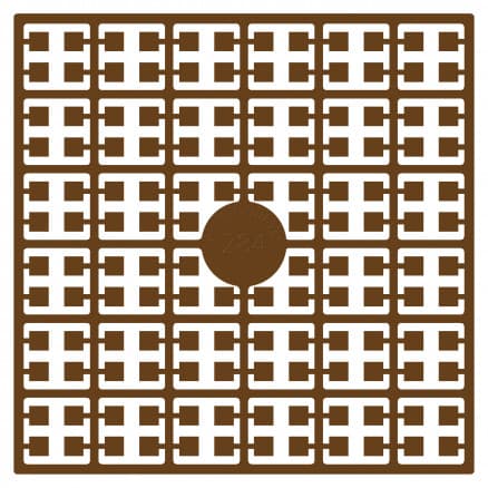 Pixelhobby Midi Pärlor 284 Mörk Topaz 2x2mm - 140 pixels