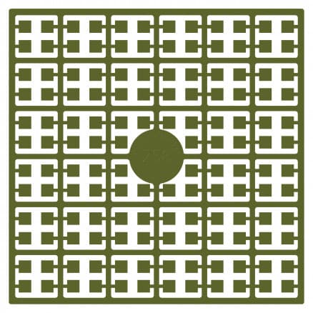 Pixelhobby Midi Pärlor 258 Extra Oliv Grön 2x2mm - 140 pixels