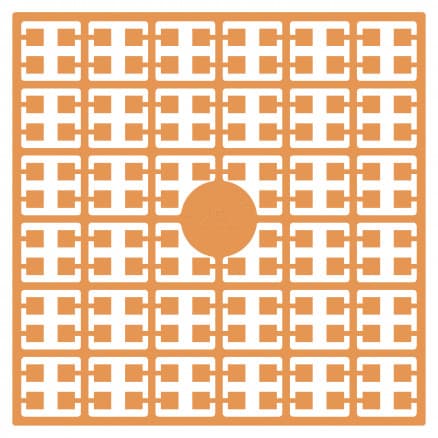 Pixelhobby Midi Pärlor 252 Ljus Orange 2x2mm - 140 pixels