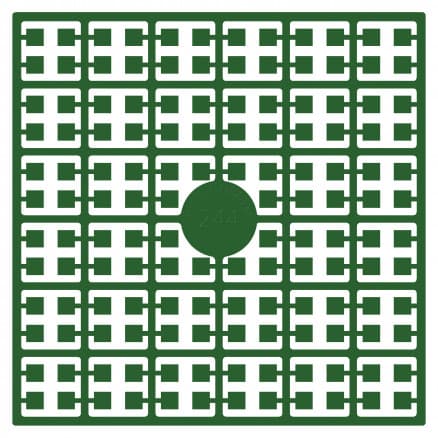Pixelhobby Midi Pärlor 244 Ljus Julgrön 2x2mm - 140 pixels