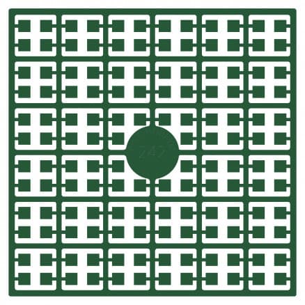 Pixelhobby Midi Pärlor 242 Julgrön 2x2mm - 140 pixels