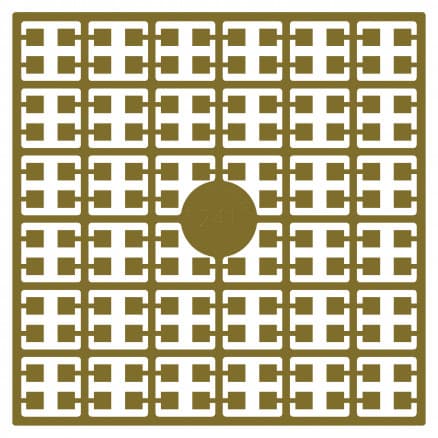 Pixelhobby Midi Pärlor 241 Gammal Guldgul 2x2mm - 140 pixels