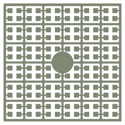 Pixelhobby Midi Pärlor 231 Extra mörk Grågrön 2x2mm - 140 pixels