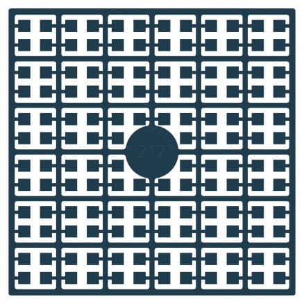 Pixelhobby Midi Pärlor 217 Mörk Turkos 2x2mm - 140 pixels
