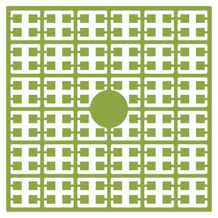 Pixelhobby Midi Pärlor 215 Mossgrön 2x2mm - 140 pixels