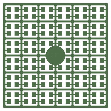 Pixelhobby Midi Pärlor 211 Mörk Jade Grön 2x2mm - 140 pixels