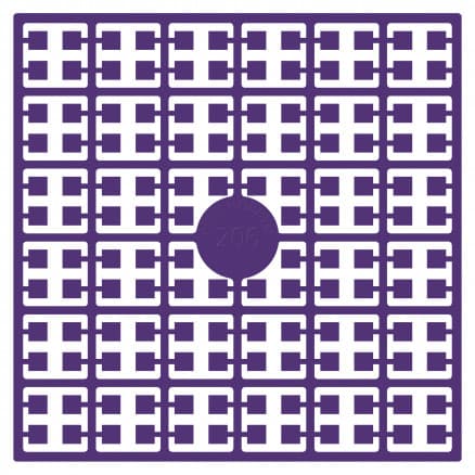 Pixelhobby Midi Pärlor 206 Extra mörk Violett 2x2mm - 140 pixels