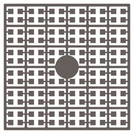 Pixelhobby Midi Pärlor 183 Mörk Grå 2x2mm - 140 pixels