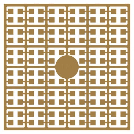 Pixelhobby Midi Pärlor 179 Brons hudfärg 2x2mm - 140 pixels