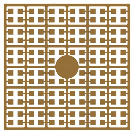 Pixelhobby Midi Pärlor 178 Ljus Ljusbrun 2x2mm - 140 pixels