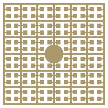 Pixelhobby Midi Pärlor 175 Hasselnötsbrun 2x2mm - 140 pixels