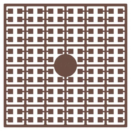 Pixelhobby Midi Pärlor 170 Extra mörk Hudfärg 2x2mm - 140 pixels