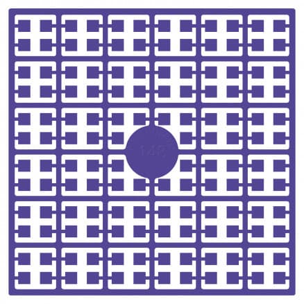 Pixelhobby Midi Pärlor 148 Väldigt mörk Lila 2x2mm - 140 pixels