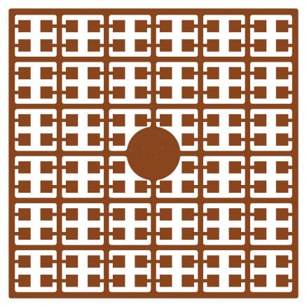 Pixelhobby Midi Pärlor 131 Mahognybrun 2x2mm - 140 pixels