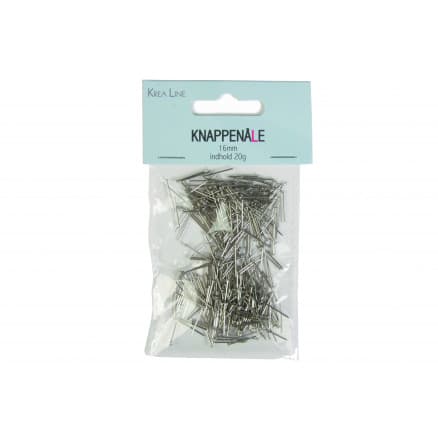 Knappnålar Silver 16mm - 20g