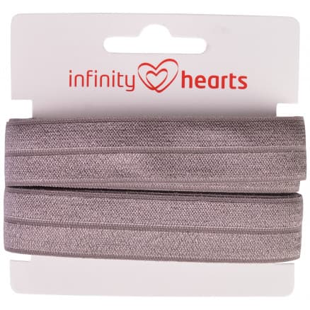 Infinity Hearts Vikresår 20mm 017 Mörkgrå - 5m