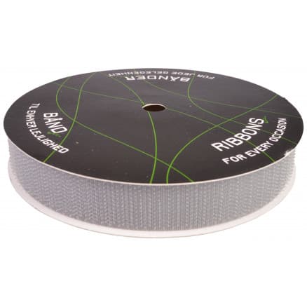 Balsløw Kardborreband Hane/Hook 20mm 08 Grå - 5m