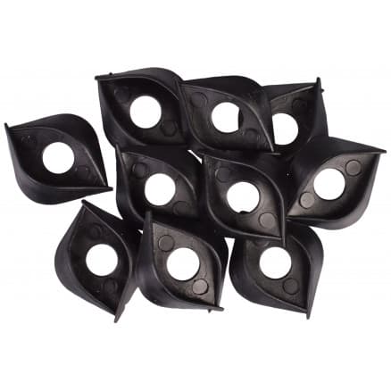 Infinity Hearts Ã–gonlock för 6-10mm säkerhetsögon Svart - 5 set