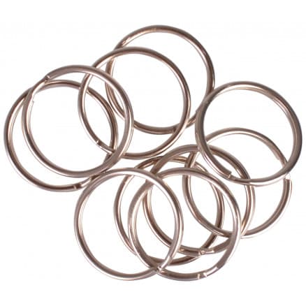 Infinity Hearts Nyckelring Tunn Silverfärgad 30mm - 10 st