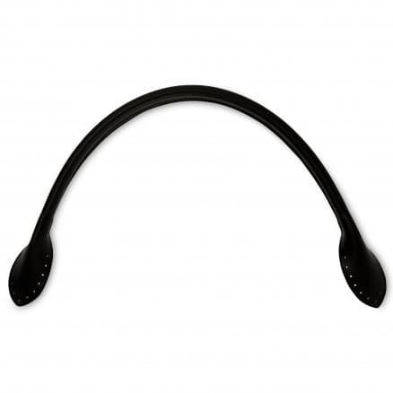 Prym Väskhandtag Marie till fastsömnad Läder Svart 53cm - 2 st
