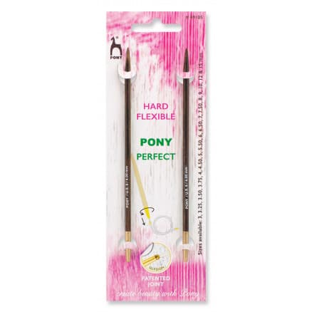 Pony Perfect Ändstickor Trä 14cm 7,00mm US10Â¾