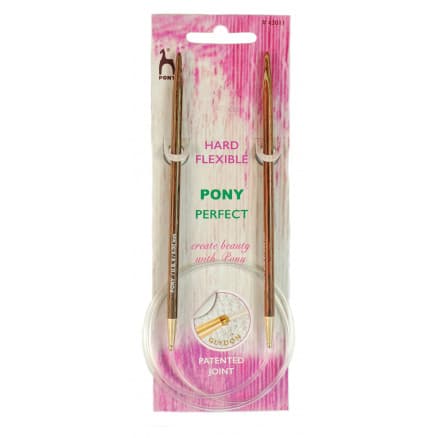 Pony Perfect Rundstickor Trä 60cm 5,50mm / 23.6in US9