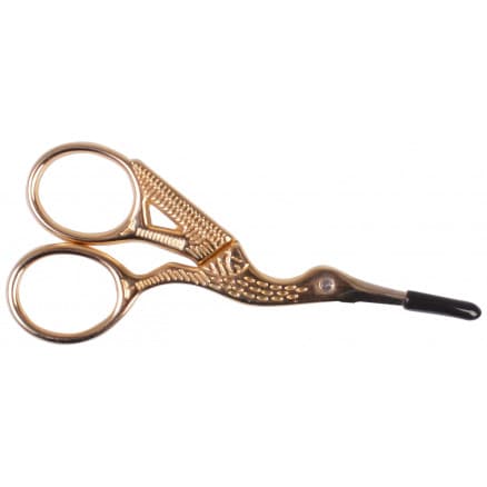 Infinity Hearts Broderisax Stork Guld/Silver 9,3cm - 1 st