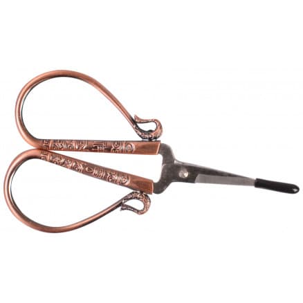Infinity Hearts Broderisax Antik koppar 10cm - 1 st