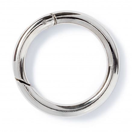 Prym Karbinhake Rund Zink Silver Ø35mm - 2 st
