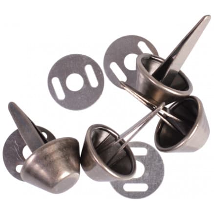 Prym Väskfötter Metall Antik Silver Ø15mm - 4 st