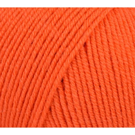 Infinity Hearts Baby Merino Garn Unicolor 19 Mörk Orange
