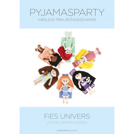 Hæklede påklædningsdukker - Fies univers - Pyjamasparty - bok av Louise Grimm Hansen