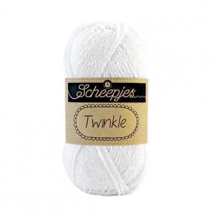 Scheepjes Twinkle Garn Glimmer 901 Vit