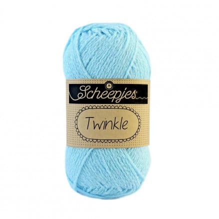 Scheepjes Twinkle Garn Glimmer 919 Babyblå