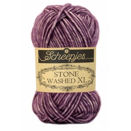 Scheepjes Stone Washed XL Garn Mix 851 Deep Amethyst
