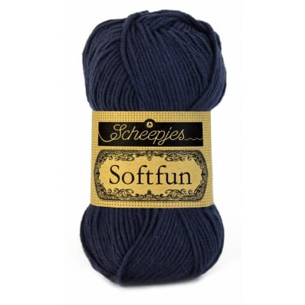 Scheepjes Softfun Garn Unicolor 2401 Marin
