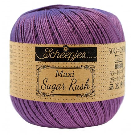 Scheepjes Maxi Sugar Rush Garn Unicolor 113 Delphinium