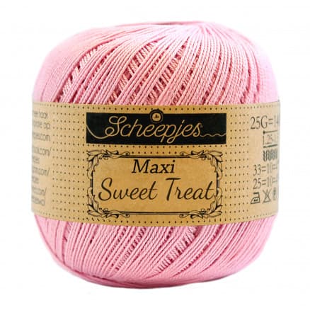 Scheepjes Maxi Sweet Treat Garn Unicolor 222 Tulip