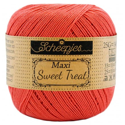 Scheepjes Maxi Sweet Treat Garn Unicolor 252 Water Melon