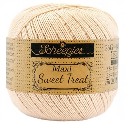 Scheepjes Maxi Sweet Treat Garn Unicolor 255 Nude