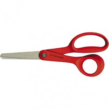Fiskars Barnsax Vänster Röd 13,5cm