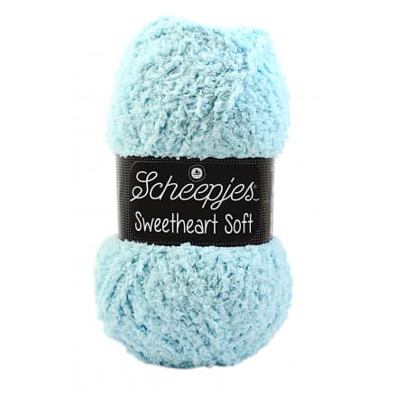 Scheepjes Sweetheart Soft Garn Unicolor 21 Ljus Turkos