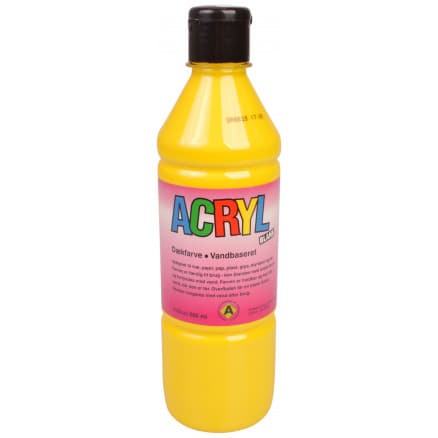 Fantasy Color Hobbyfärg/Akrylfärg Primär gul 500ml