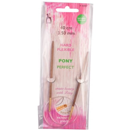 Pony Perfect Rundstickor Trä 40cm 3,50mm / 23.6in US4